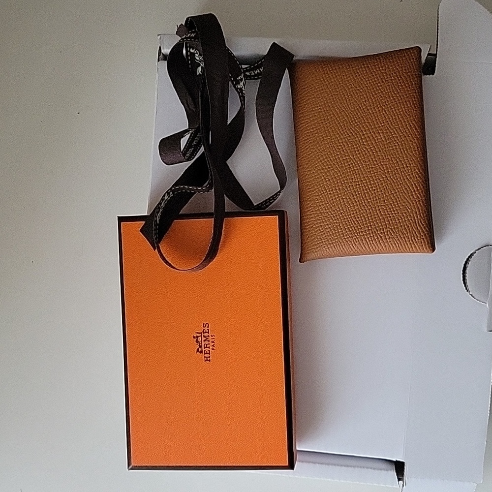 Hermes Calvi card wallet